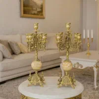شمعدان برنز 5 شاخه