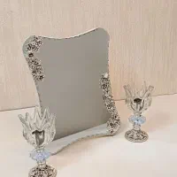 آینه و شمعدان مدل قاب عکسی