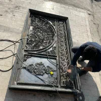 درب حیاط درب  ویلایی در وردی پارکینگ