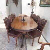 میز نهارخوری ۶نفره همراه صندلی ها