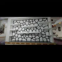 انجام طرح های سیمانی .سنگ  قلوه تافت کنده نرده