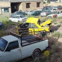 تاکسی پژو مدل 91 تصادفی اسقاطی