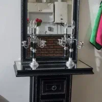 آینه وشمعدان سالم وتمیز