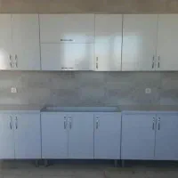 کابینت طرح کاج و سفید