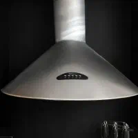 هود تمام استیل بیمکث مدل شومینه ای