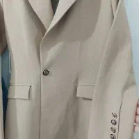 مانتو کتی کرم رنگ