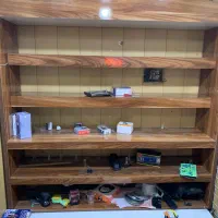 فروش فوری تمام کابینت و وسایل چوبی و ویترین