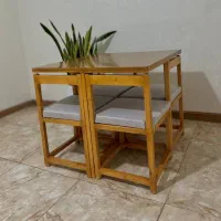 میز نهار خوری مربع کمجا ناهارخوری به صرفهKm