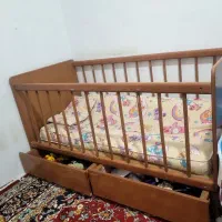 تخت کودک تمام چوب