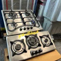 اجاق گاز رومیزی / توکار استیل کد h78 چدن ضخیم