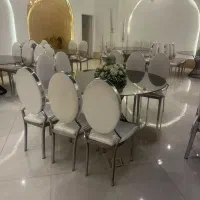 صندلی تالار میز تالار مدل دورقاب