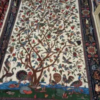 جفت قالیچه پرده اصل بیجار