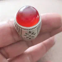 انگشتر نقره با رکاب دست ساز مهدی تبریز
