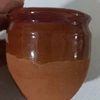 ظرف سفالی کوزه مینیاتوری