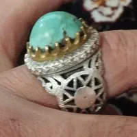 انگشتر دست ساز فیروزه