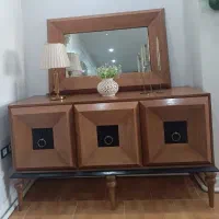کنسول تمام چوب در حد نو