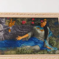 تابلو فرش ابریشم