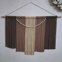 دیوار کوب مکرومه