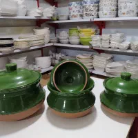 قابلمه گمج دیزی کاسه گوشتکوب سفالی