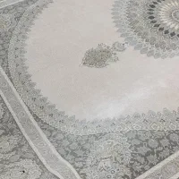 یک جفت فرش 1200شانه گل برجسته 9متری با رو فرشی ترک
