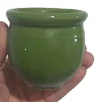ظرف سفالی ماست تک نفره