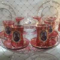 استکان نلبکی آب کاری طلا اصل