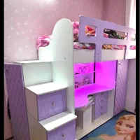 تخت یکنفره دخترانه