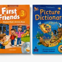 کتاب زبان First Friends 3 و دیکشنری تصویری Longman