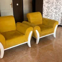 مبل هفت نفره به همراه گل میز