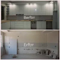 کابینت ام دی اف. پیشخوان. کمدMdf.