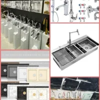 پک طلایی گاز توکار شیرالات سینک سینگ هود  XT89