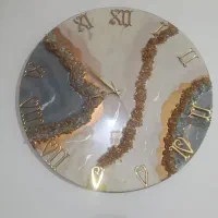ساعت دیواری ارام گرد سایز 50در50