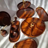 ظروف طرح چوب با سفارش دلخواه