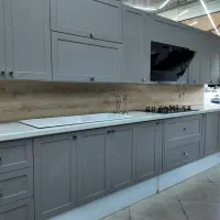 کابینت آماده طوسی مات