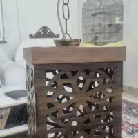 لوستر آویز چوبی