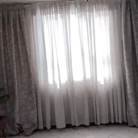 پرده پذیرایی با چوب پرده