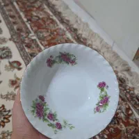 کاسه پیاله ماست سالاد ژاپن گلسرخی گل قرمز