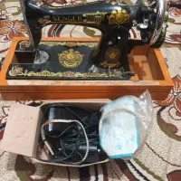 چرخ خیاطی قدیمی سینگر با دینام