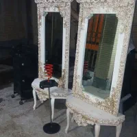اینه اراشگری لوازم آرایشگری میز صندلی