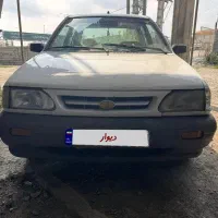 پراید سفید صبا ۸۶