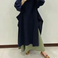مانتو پانچ لینن بهاره