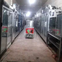 فروش خریدار یخچال مغازه صندوقی ایستاده چرخ گوشت