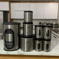 ست اورانوس جا ادویه و سطل برنج یونیک