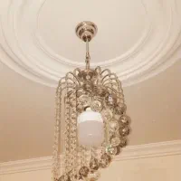 لوستر کریستالی برنز آبکاری کروم (۲ تا)