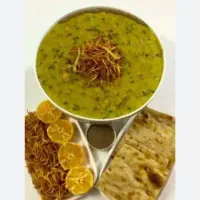 آش سبزی شیرازی و حلیم و رشته