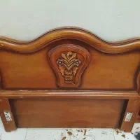 تخت چوبی تک نفره سالم