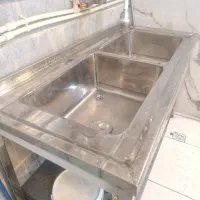 سینک صنعتی استیل درجه یک دوقلو