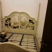 تختخواب دونفره نئوکلاسیک وچوب راش