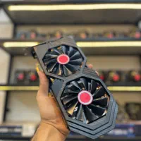 کارت گرافیک XFX RX580 8GB OCPlus پیچ پلمپ با کارتن