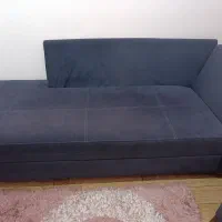 مبل ال  همراه با پاف